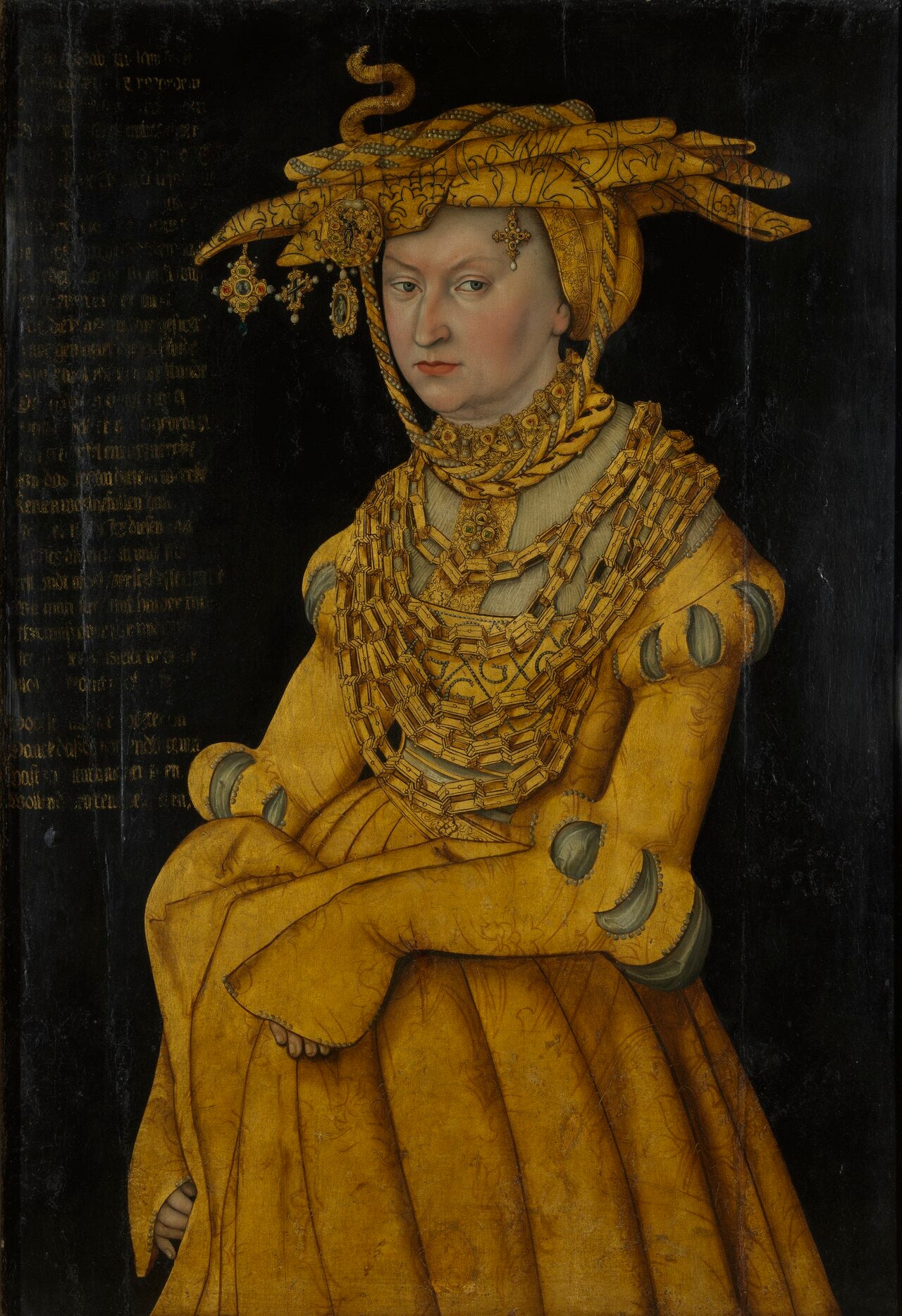 Portrait de la duchesse Catherine de Saxe - Lucas Cranach the Elder