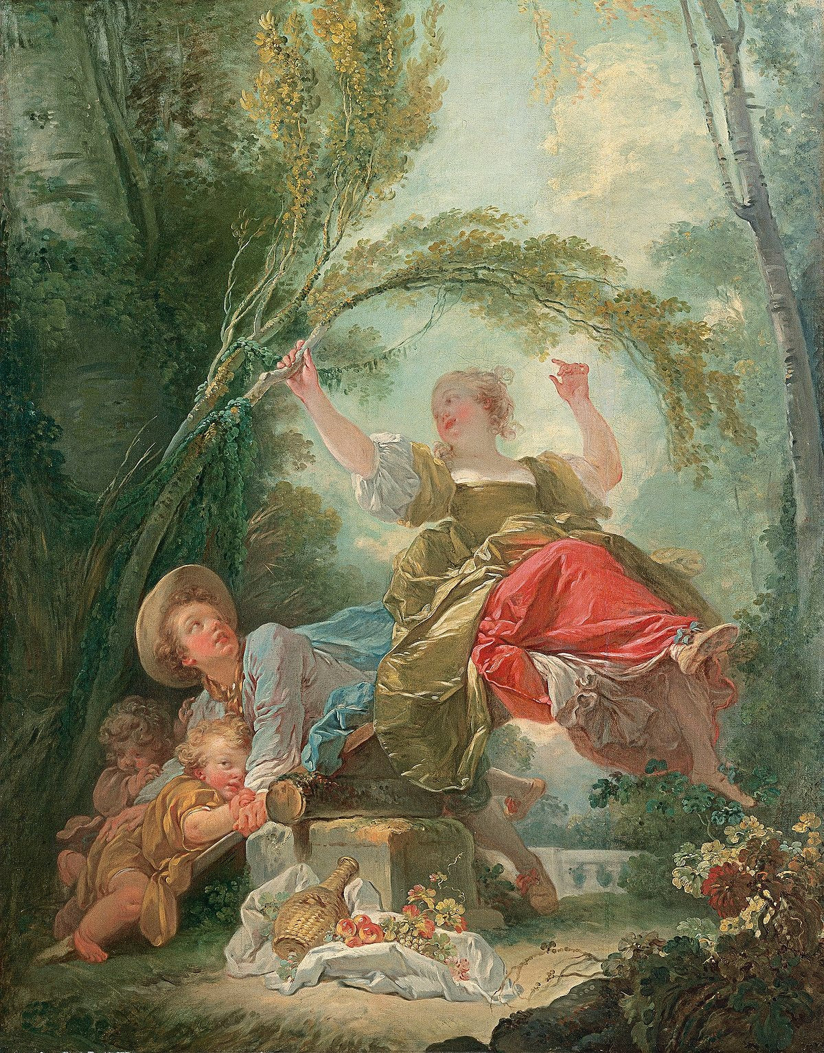 la balançoire - Jean-Honoré Fragonard