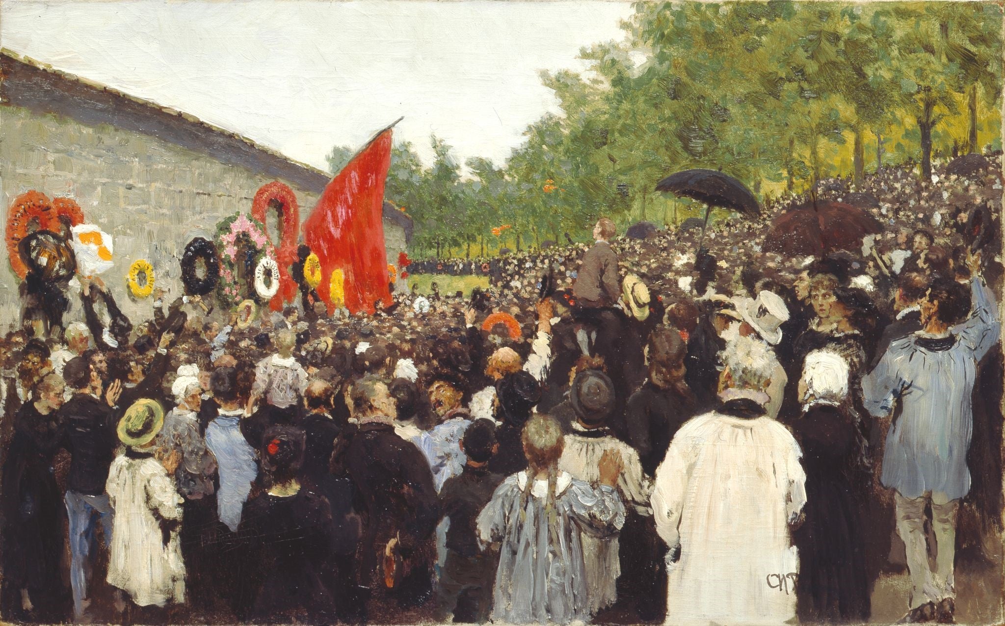 Rassemblement au Père Lachaise en mémoire des victimes de la Commune - Ilya Repin