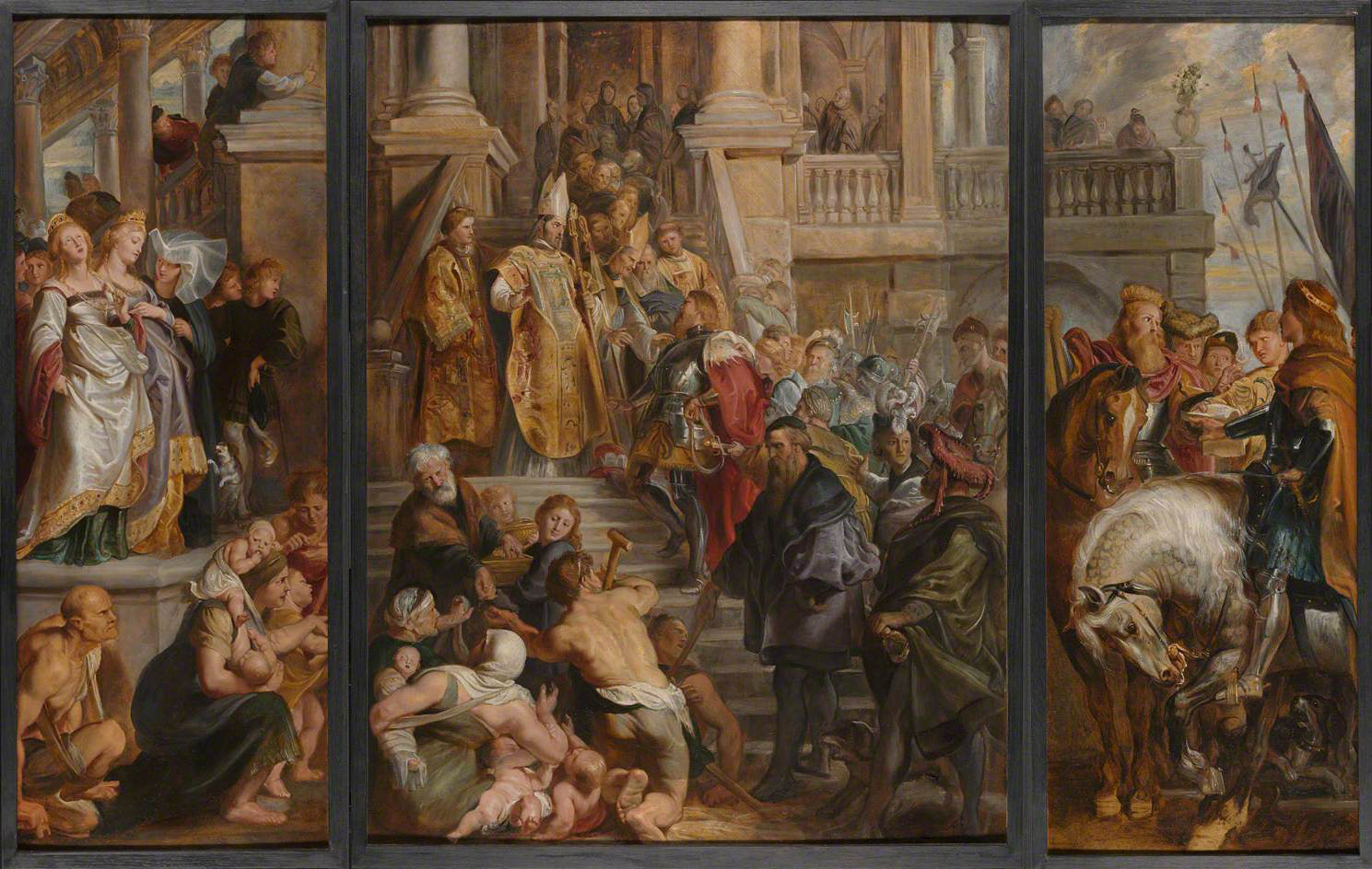 Esquisse à l'huile pour le retable de Saint-Bavon, Gand - Peter Paul Rubens