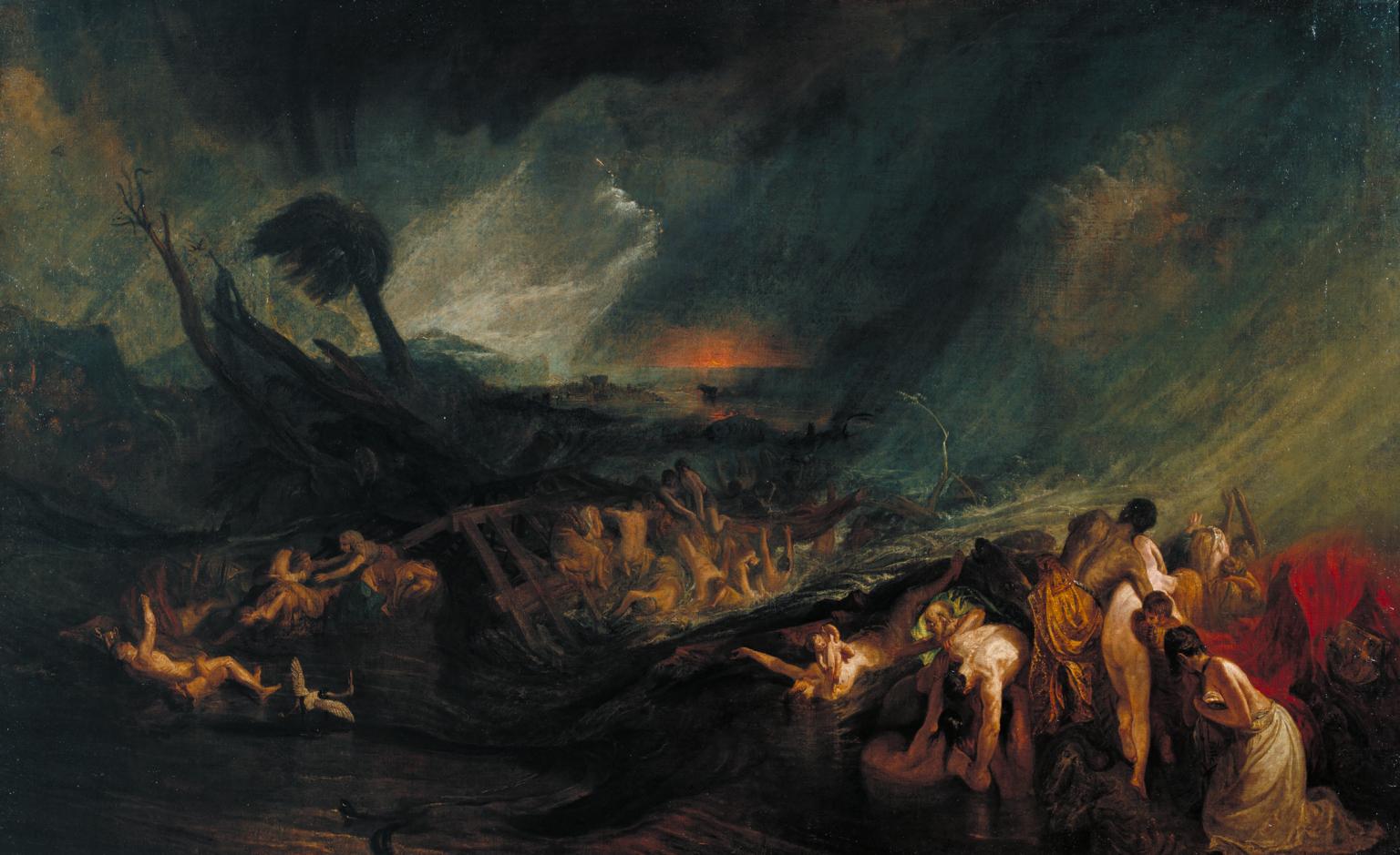 Reproduction du tableau « le Deluge - J. M. W. Turner » par Alpha Reproduction en peinture à l’huile