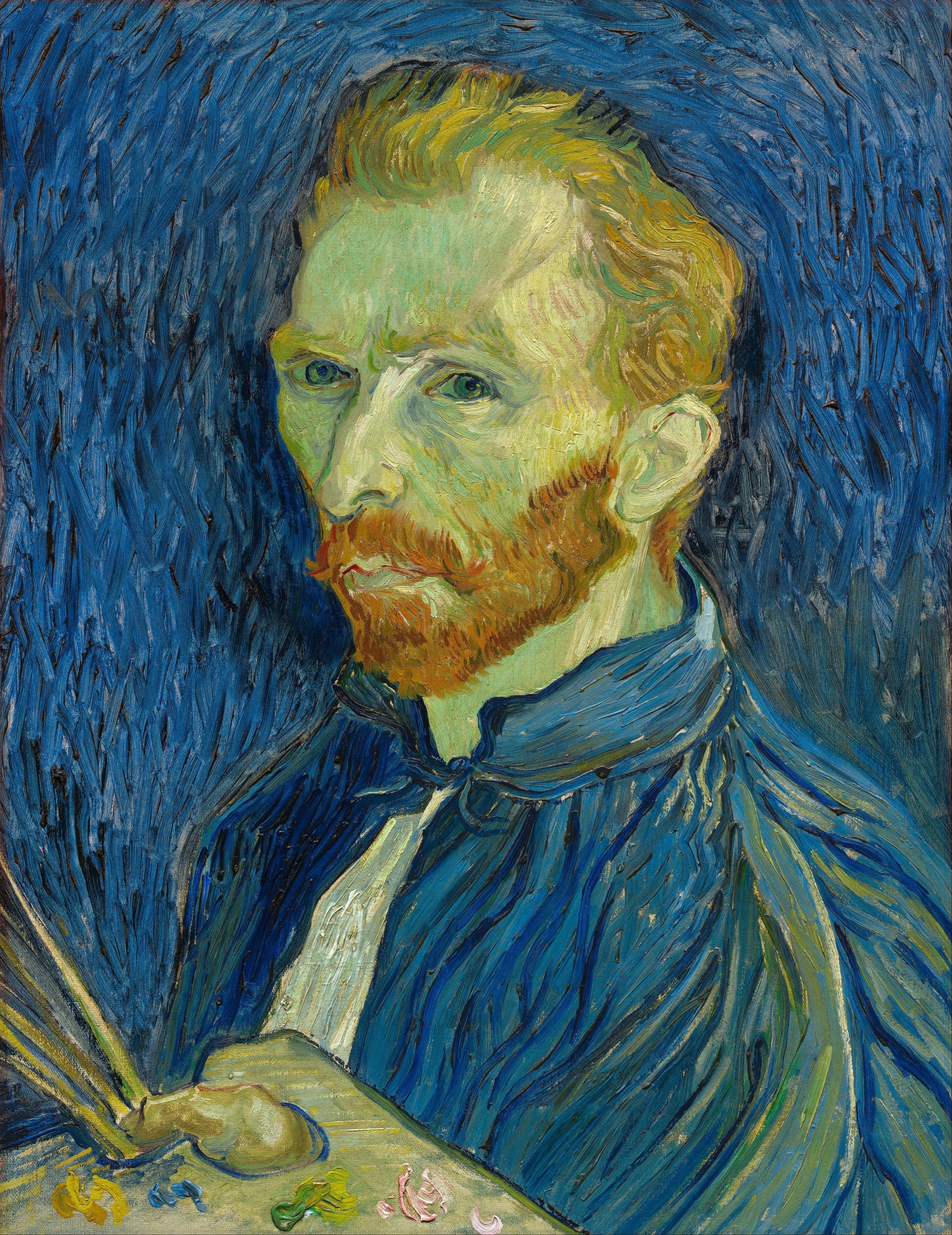 Reproduction du tableau « Autoportrait de Vincent van Gogh - Vincent van Gogh » par Alpha Reproduction en peinture à l’huile
