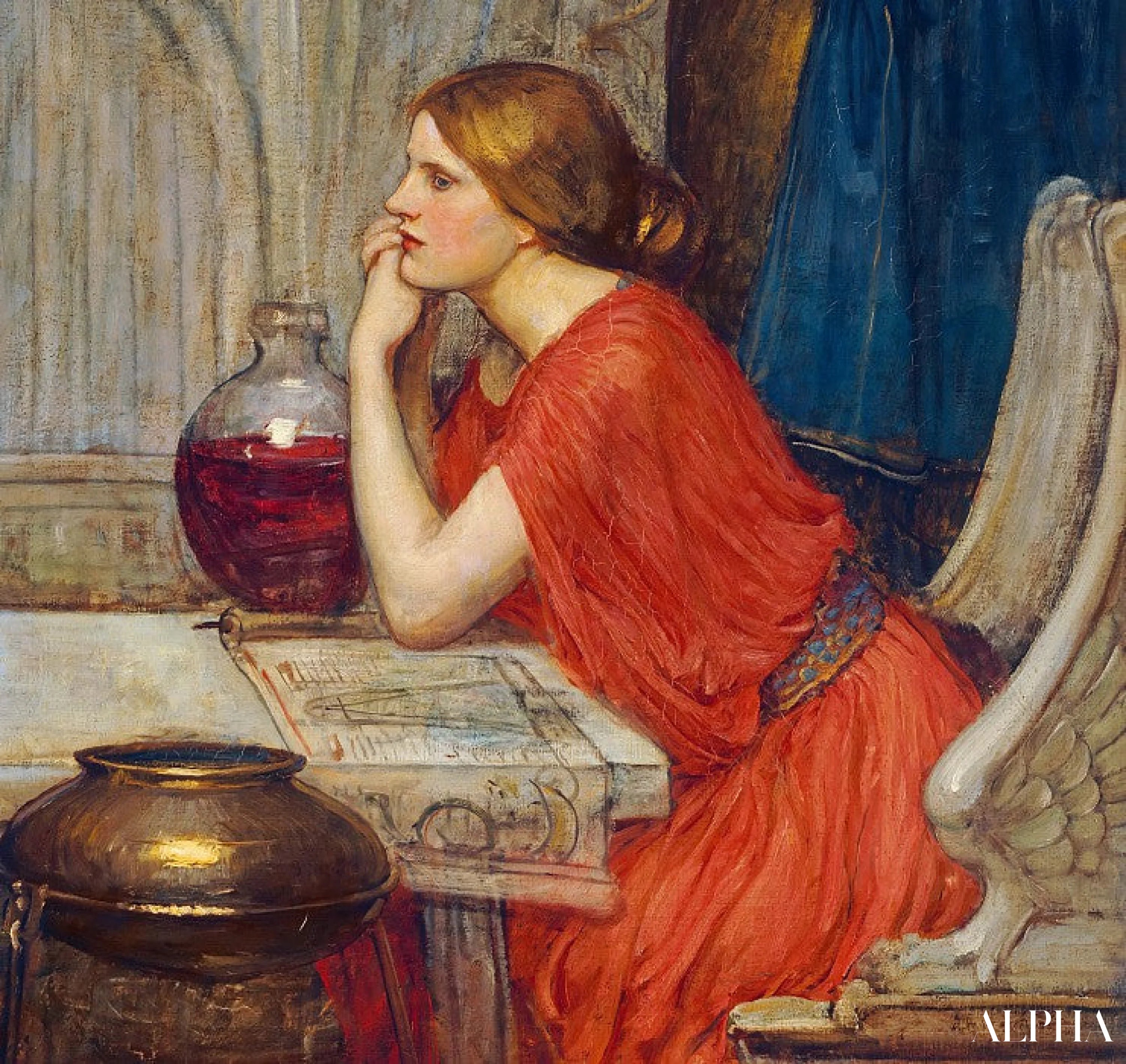 Reproduction du tableau « Circé - John William Waterhouse » par Alpha Reproduction en peinture à l’huile