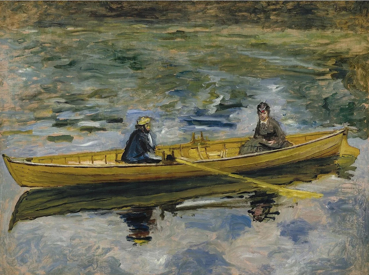 Pierre-Auguste Renoir, Claude Monet et Mme Henriot