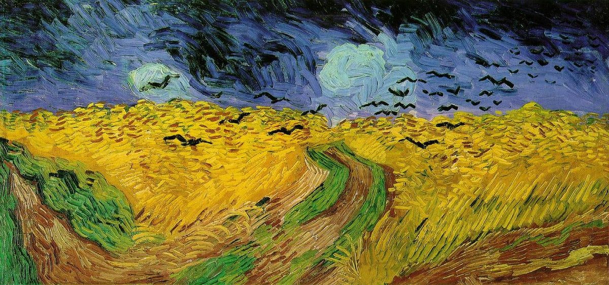 Champ de blé aux corbeaux, Van Gogh, juillet 1890