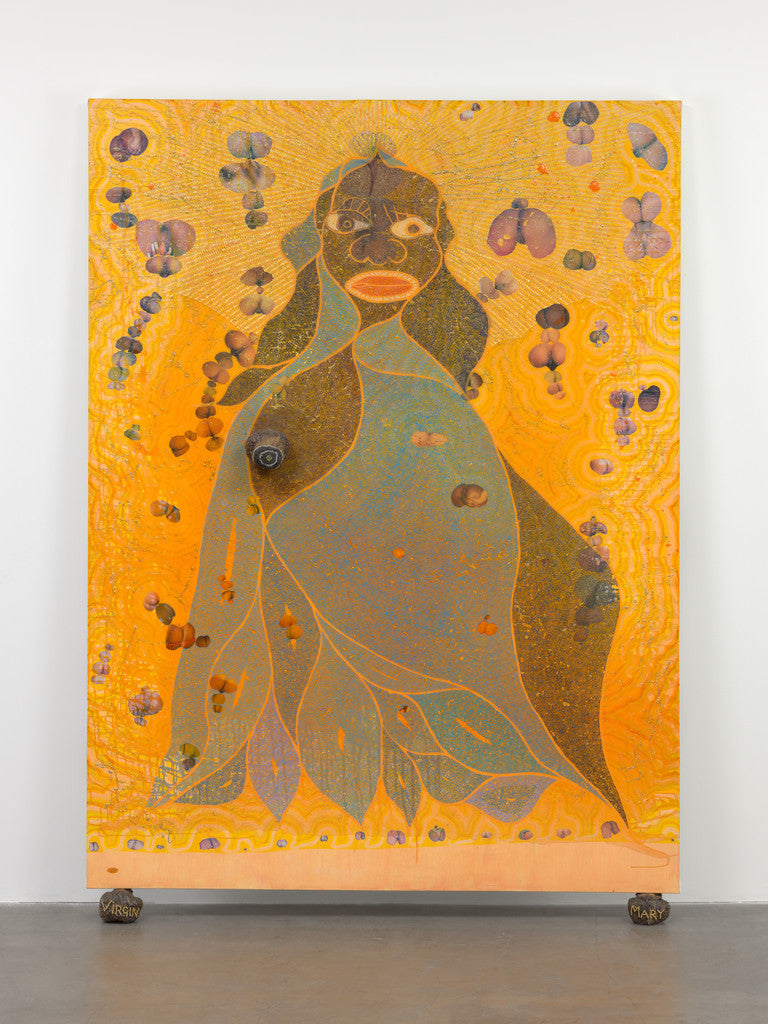 Chris Ofili, The Holy Virgin Mary, 1996, Museum of Modern Art (MoMA), New York