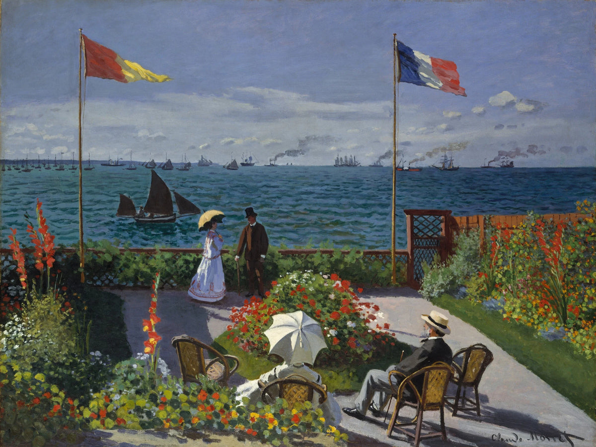 Terrasse à Sainte-Adresse de Claude Monet