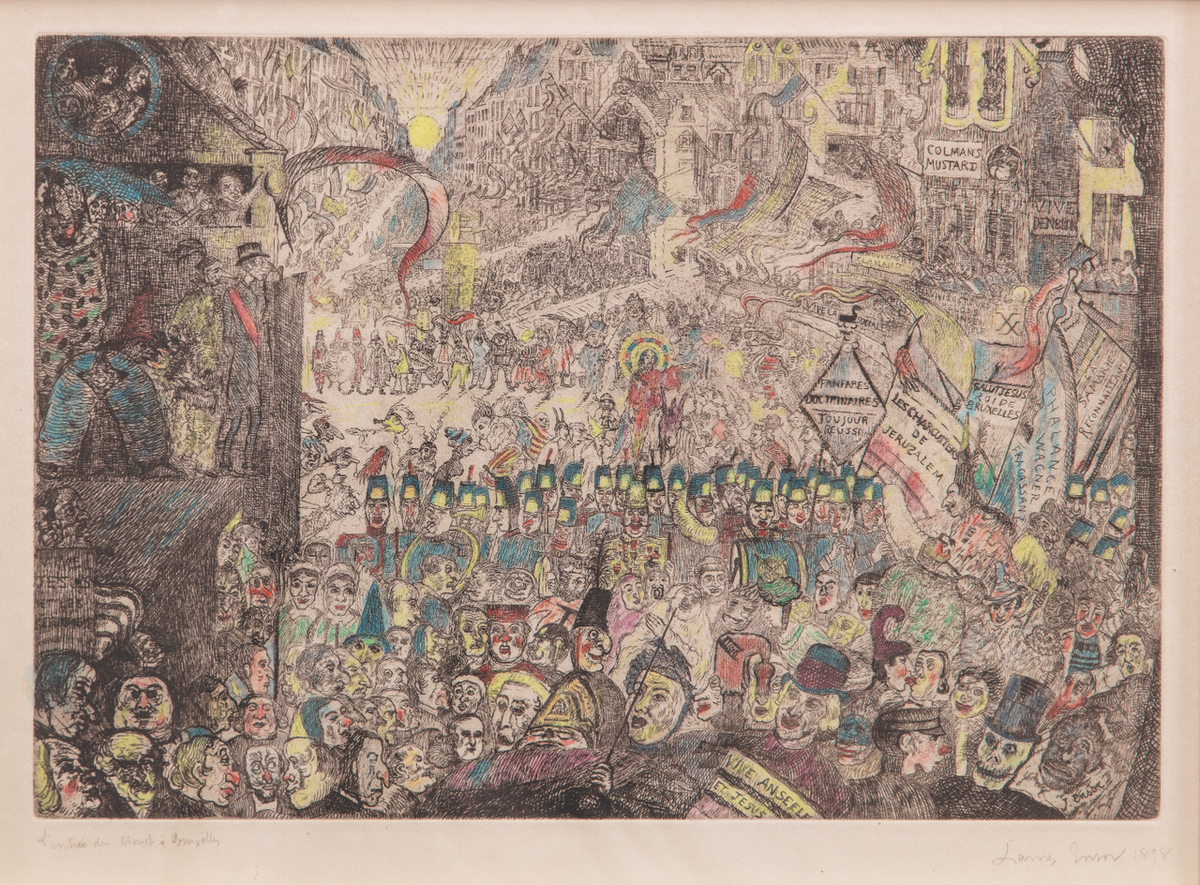 L’Entrée du Christ à Bruxelles - James Ensor
