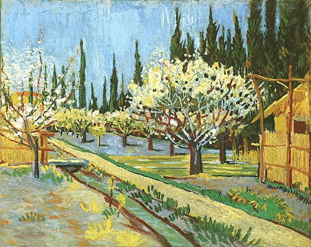 Vincent van Gogh, Verger avec cyprès, record aux enchères