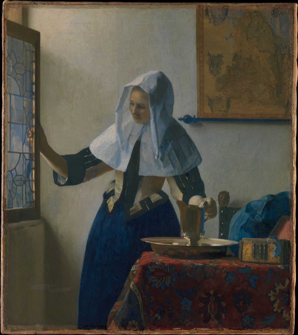 Jeune Femme à l’aiguière de Johannes Vermeer, vers 1662