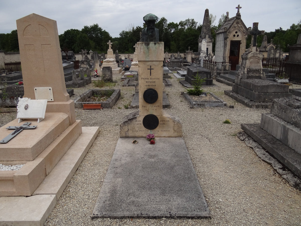Tombe d’Auguste Renoir au cimetière d’Essoyes
