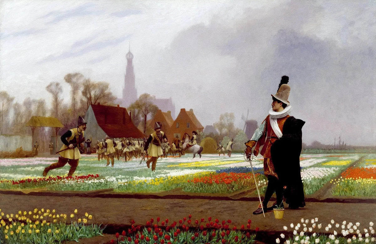 Folie tulipère de Jean-Léon Gérôme — sélection de 50 peintures de tulipes