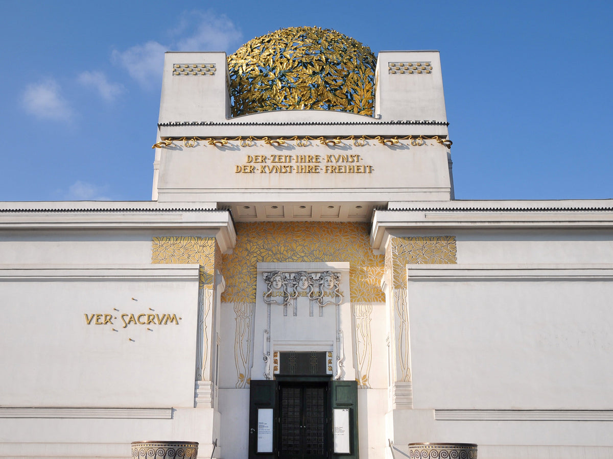 Façade du bâtiment de la Sécession viennoise, repère de l'Art nouveau viennois