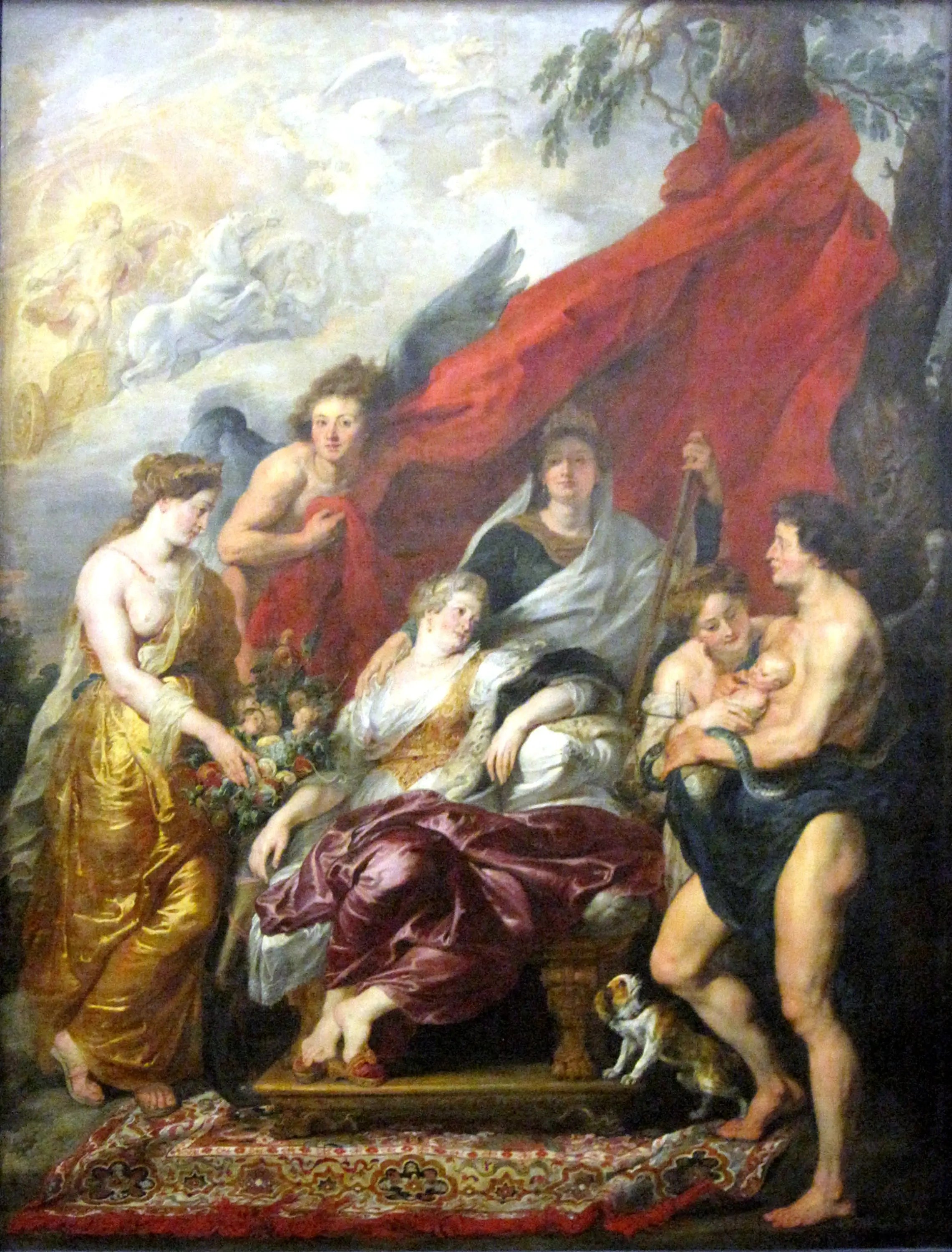 Naissance de Louis XIII à Fontainebleau le 27 septembre 1601 - Peter Paul Rubens - Alpha Reproduction
