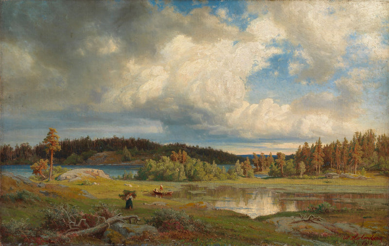Paysage de Kuru dans la lumière du matin - Werner Holmberg