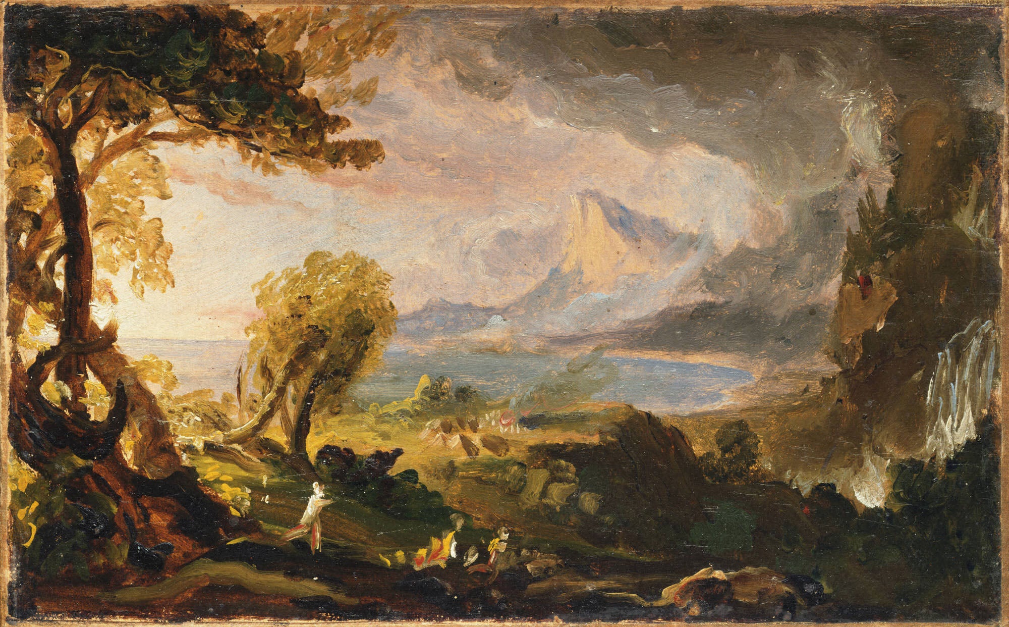Étude pour Le Cours de l'Empire – L'État sauvage - Thomas Cole