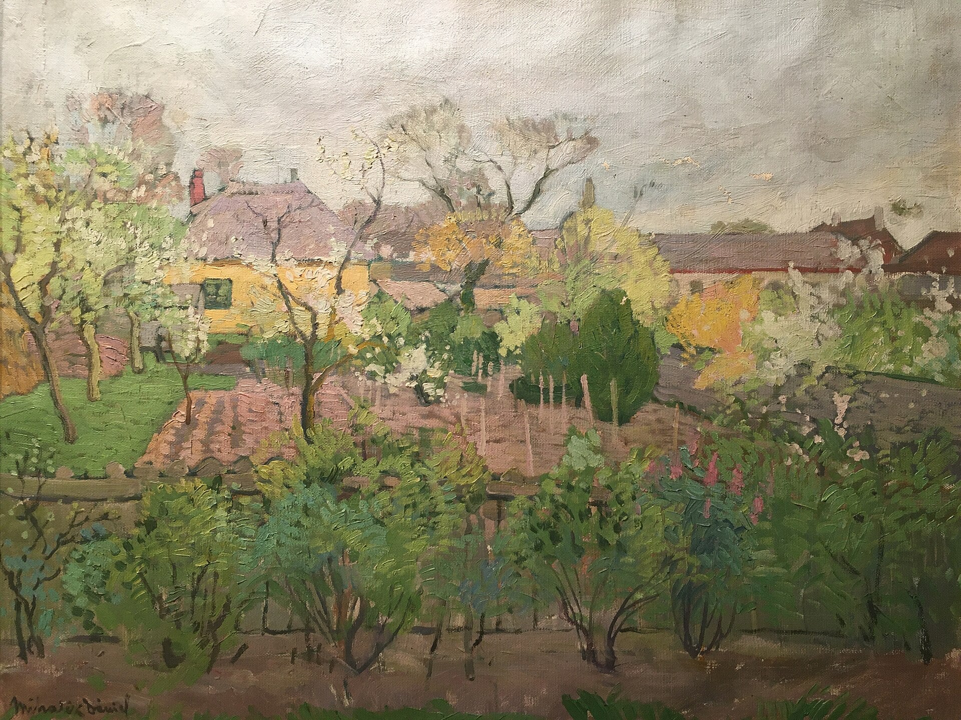 Paysage de Herzégovine, Daniel Mihalik, vers 1900, huile sur toile