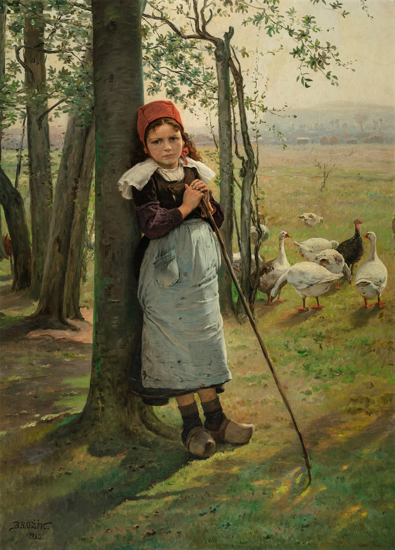 La Gardienne d’oies - Václav Brožík