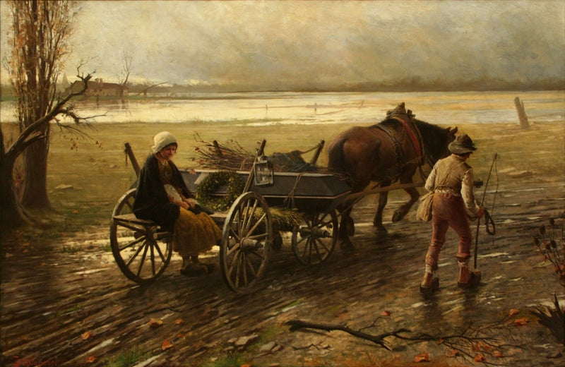 Le Chemin triste - Jakub Schikaneder
