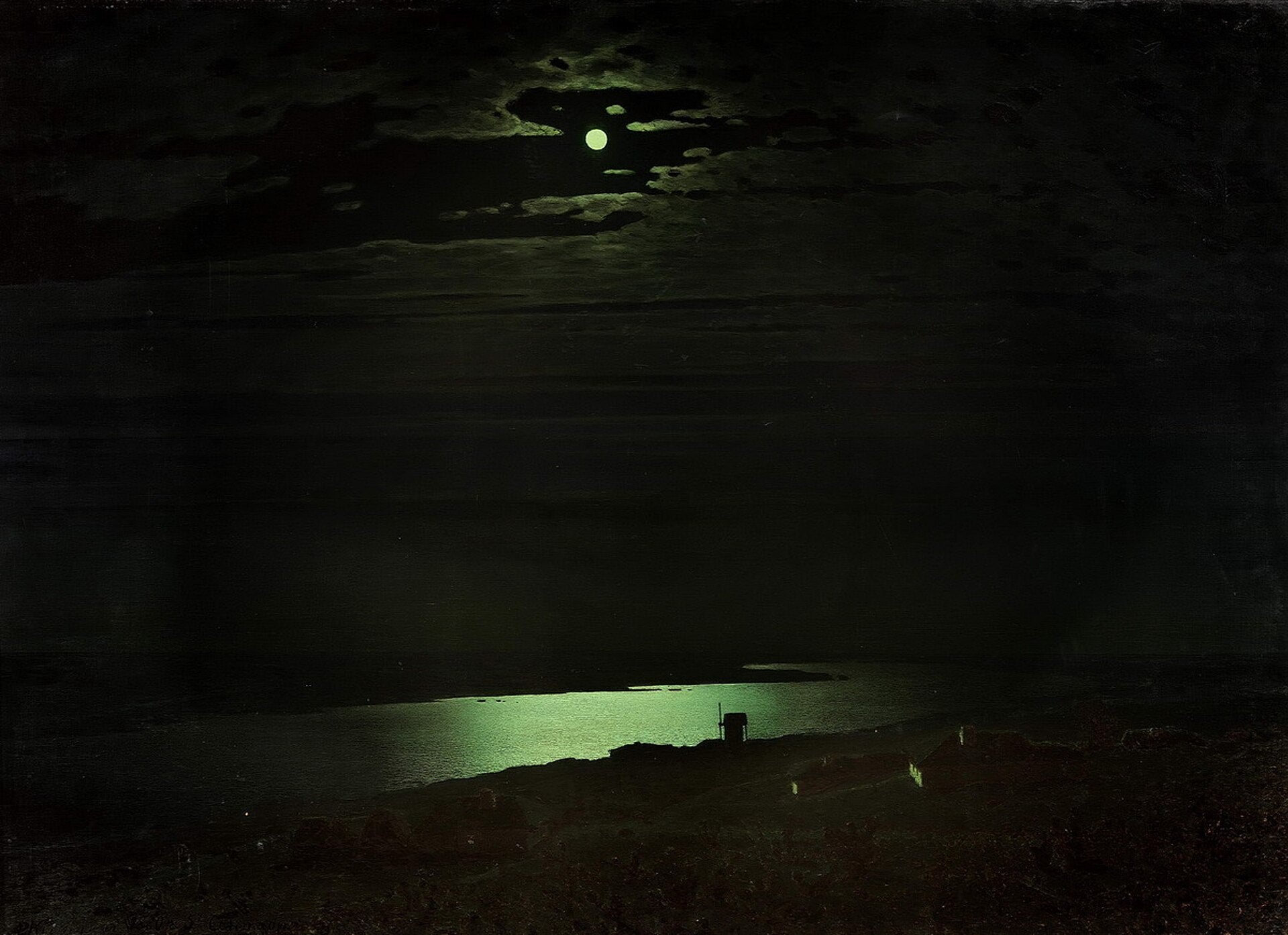 Clair de lune sur le Dniepr, Arkhip Kouïndji, 1880