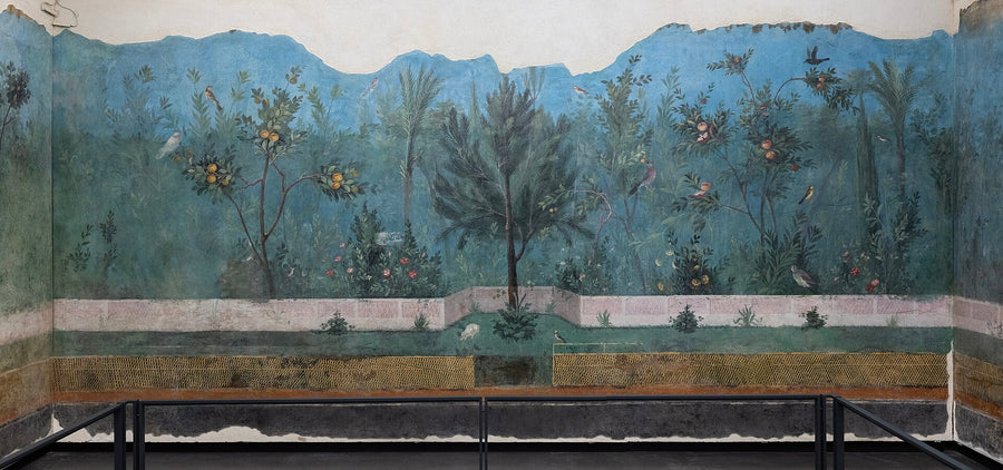 La Chambre-jardin de la villa de Livie — Artiste romain anonyme, peinture murale