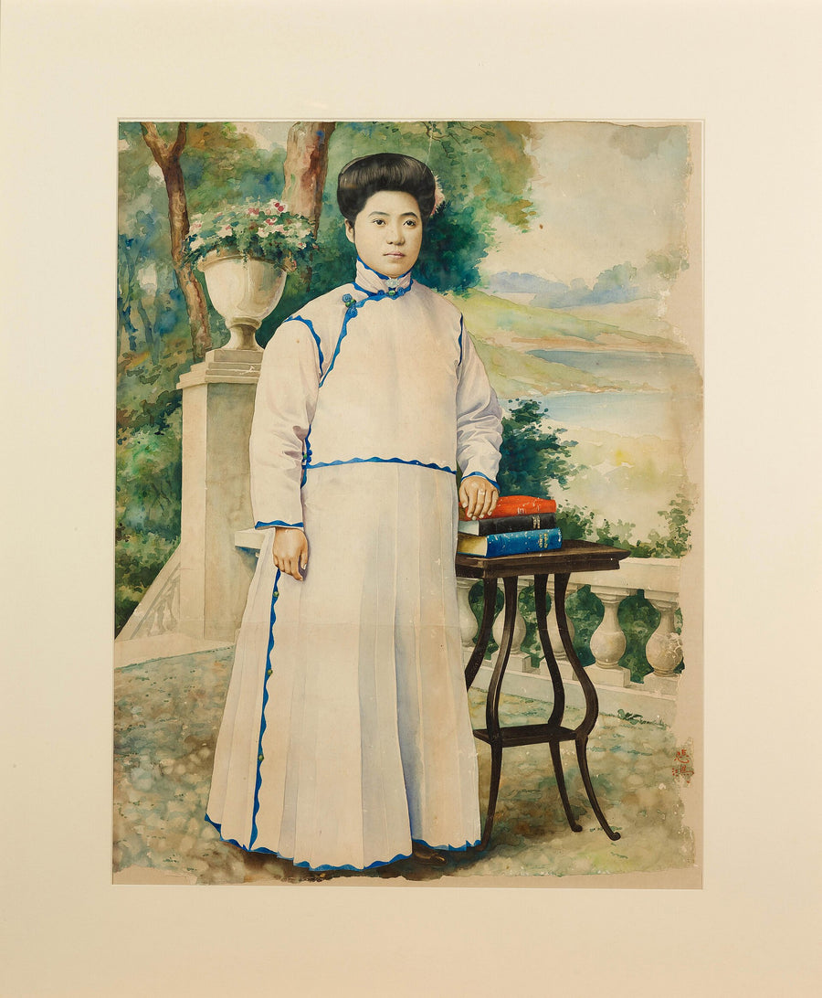Portrait de l’épouse de Kang Youwei - Xu Beihong