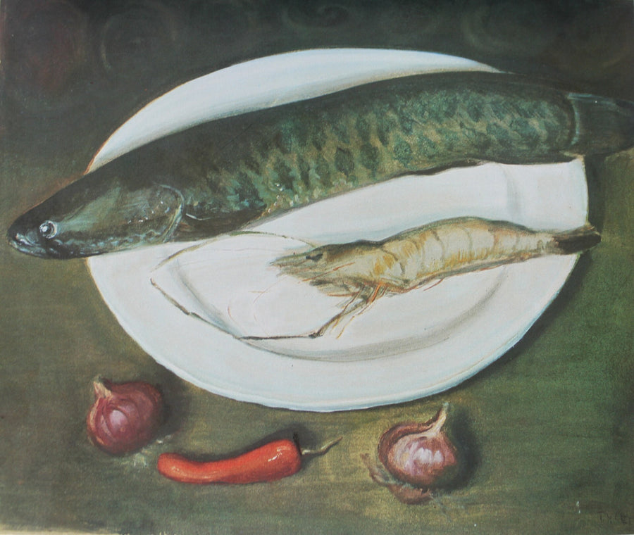 Poisson cru et crevettes - Li Tiefu