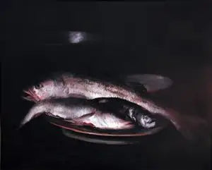 طبيعة ميتة مع أسماك - ويليام ميريت تشيس