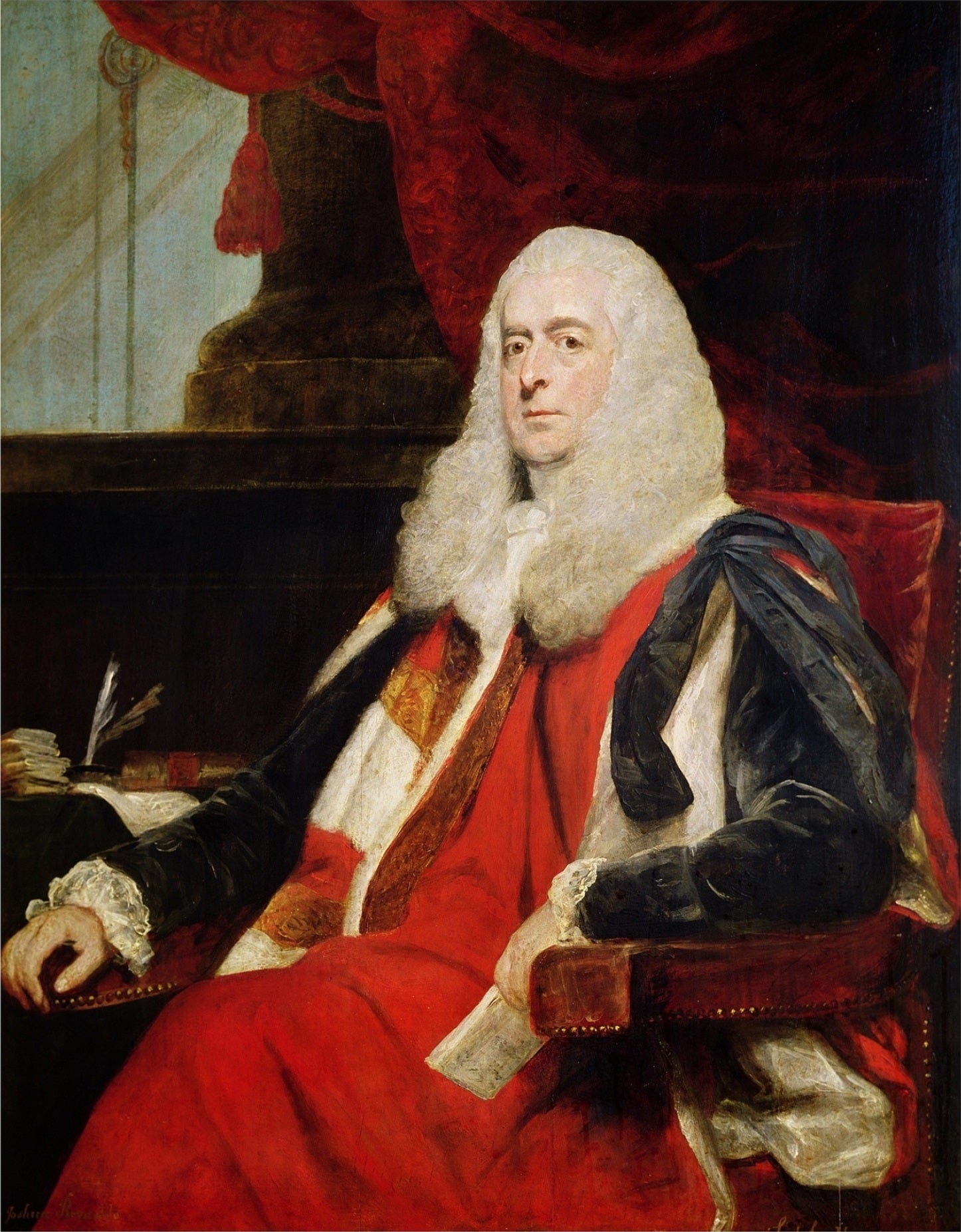 Portrait d'Alexander Wedderburn, 1er comte de Rosslyn (1733-1805) - Joshua Reynolds