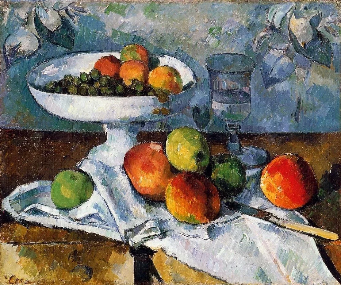 Nature morte au compotier 1879–1880 de Paul Cézanne au Museum of Modern Art – reproduction peinture à l’huile sur toile
