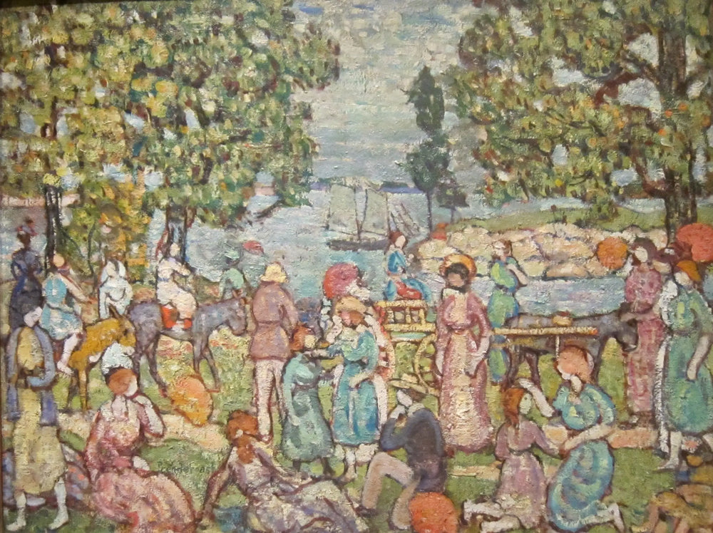 Sur la plage n° 3 - Maurice Prendergast - Alpha Reproduction