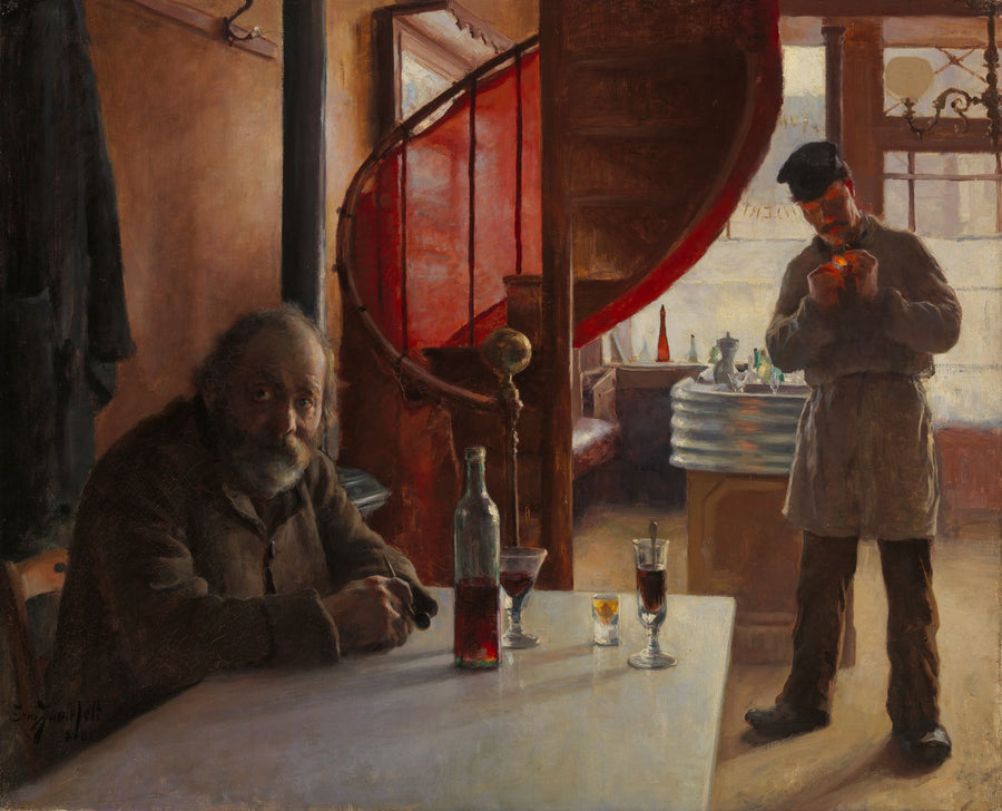 Bar à vins français, Eero Järnefelt, 1888