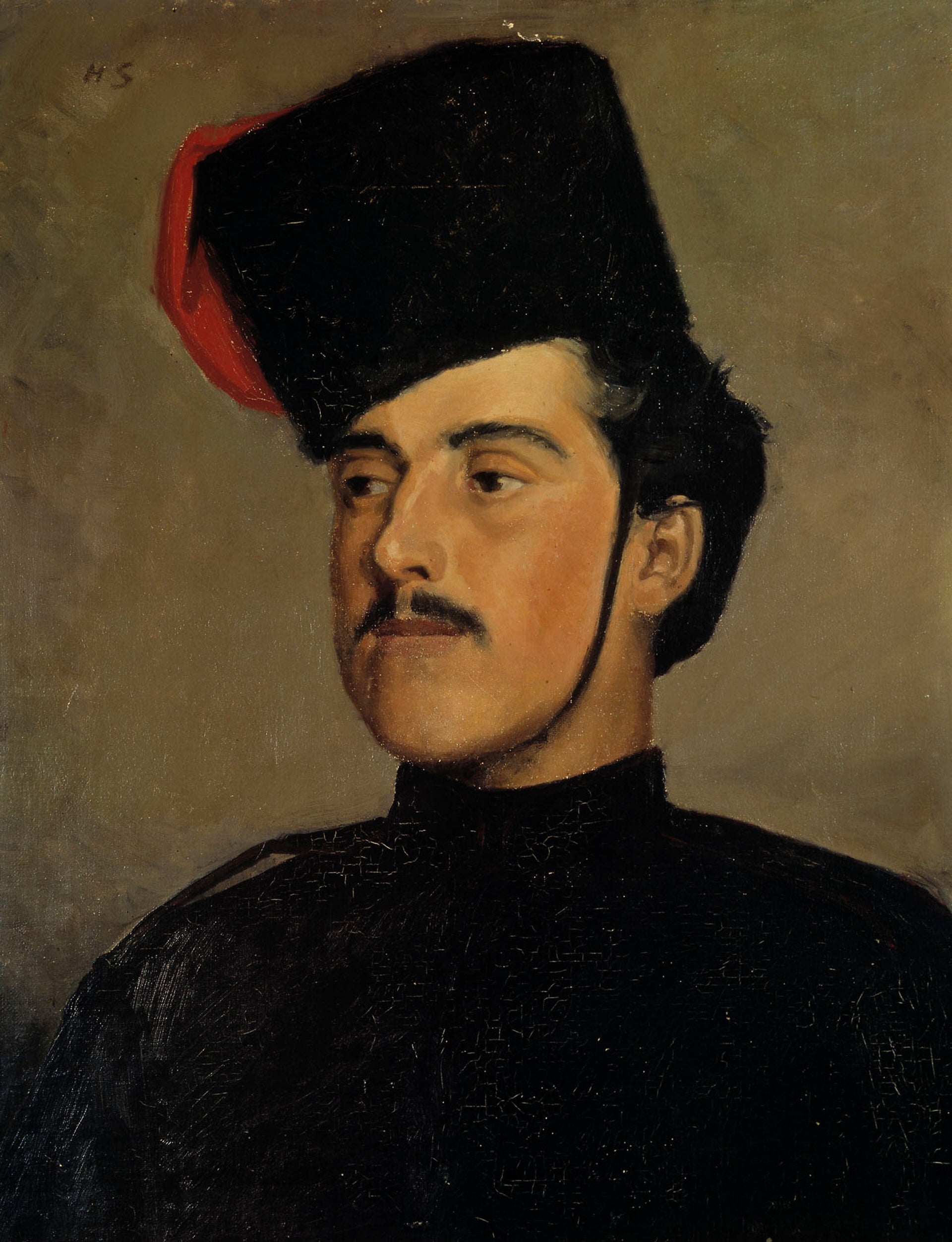 The Cossack (The Beautiful Cossack) - Helene Schjerfbeck