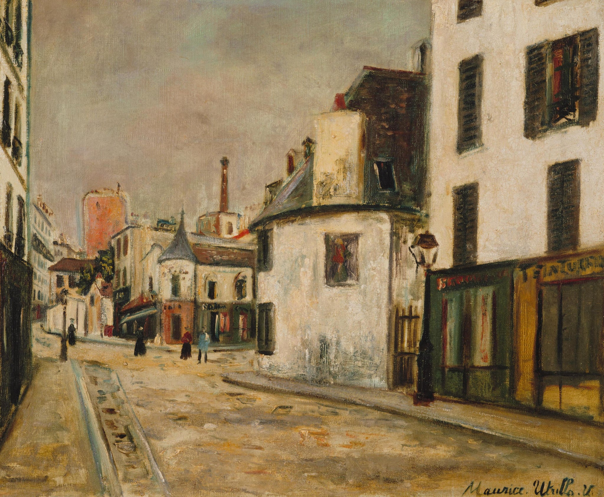 La rue du Mont-Cenis - Maurice Utrillo