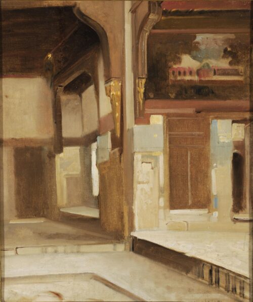 Intérieur domestique, Nikiforos Lytras, 1879, Oil on canvas
