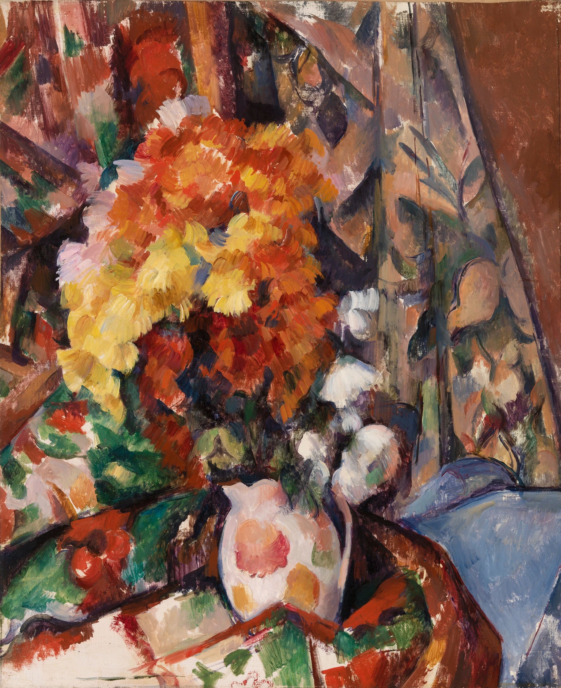 Le Vase fleuri, 1896–1898, Paul Cézanne – reproduction peinture à l’huile sur toile
