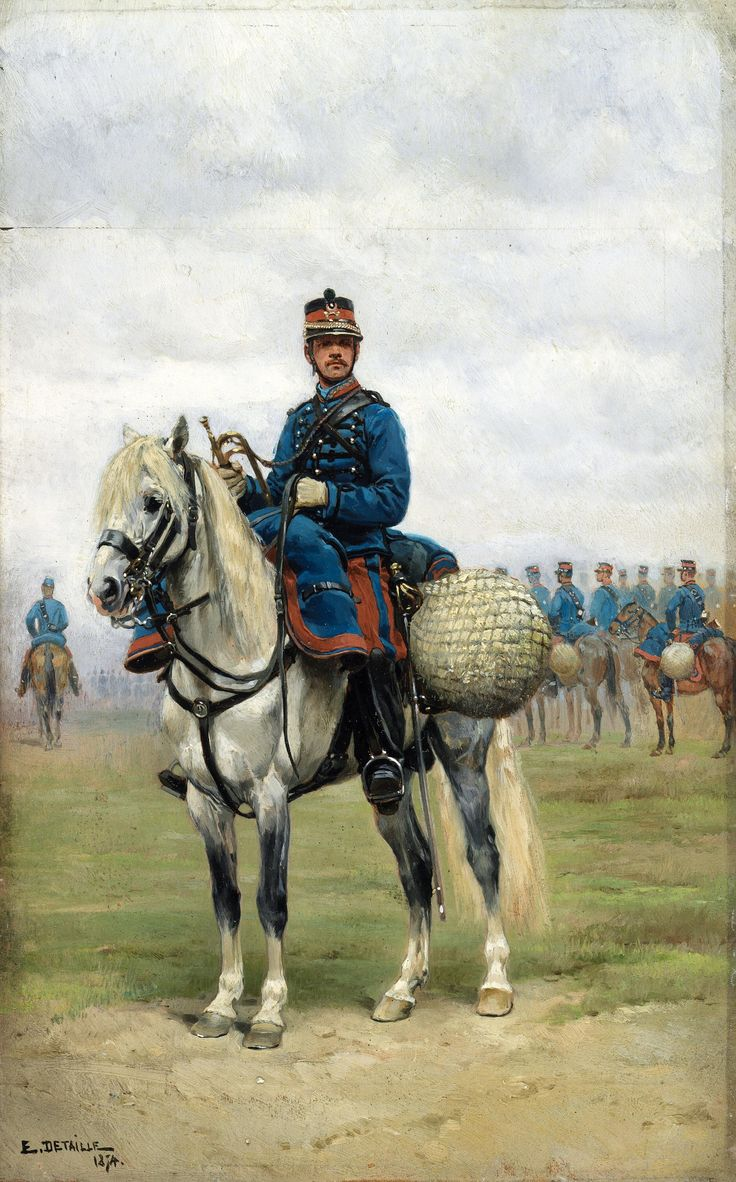 عازف بوق على حصان - إدوارد ديتيل