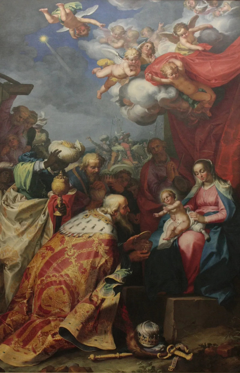 L'Adoration des mages - Abraham Bloemaert