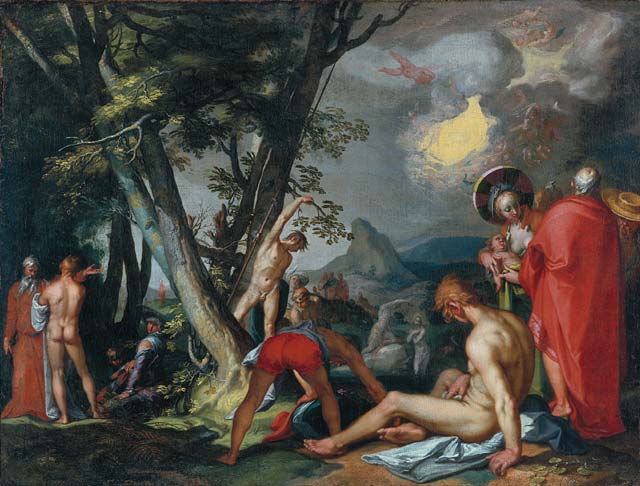 Le Baptême du Christ - Abraham Bloemaert