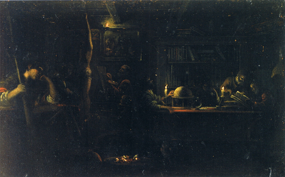 Minerve, patronne des arts et des sciences - Adam Elsheimer