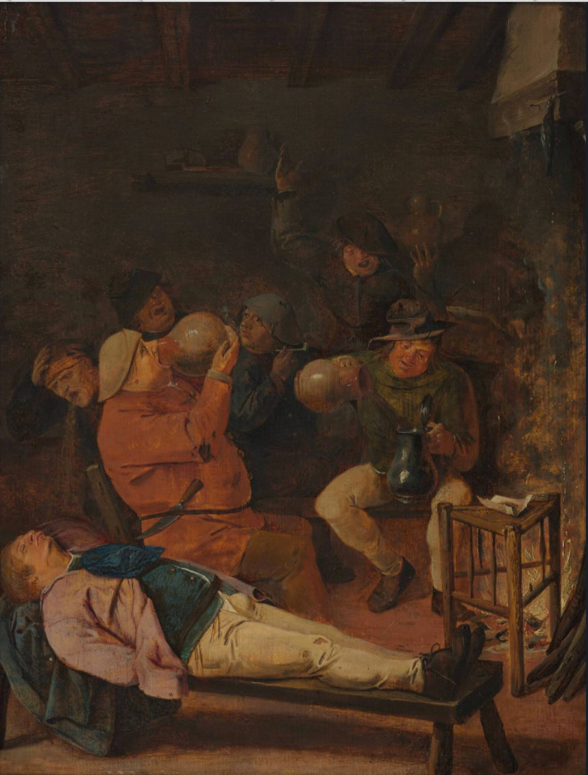 Intérieur d'une auberge - Adriaen Brouwer