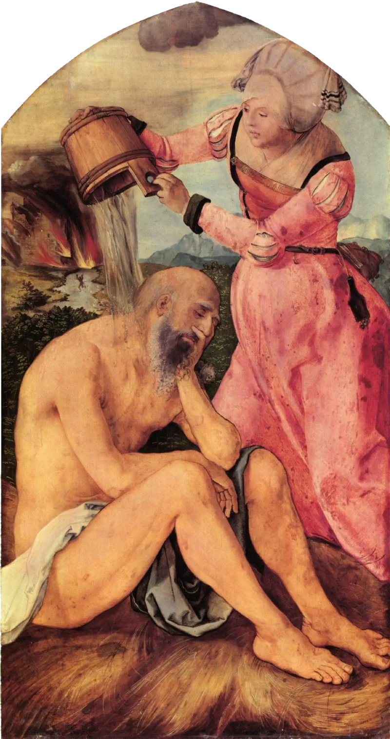 مذبح جاباش: عمل على السماد - ألبرخت دورر