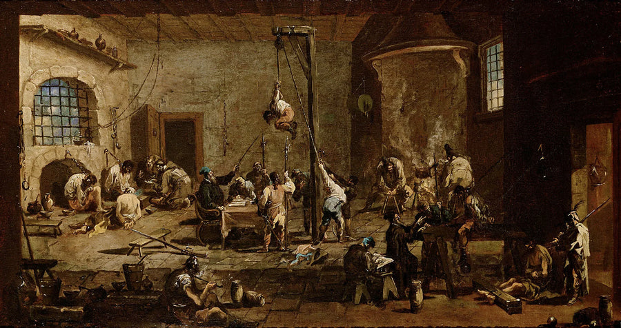 Interrogatoires en prison - Alessandro Magnasco