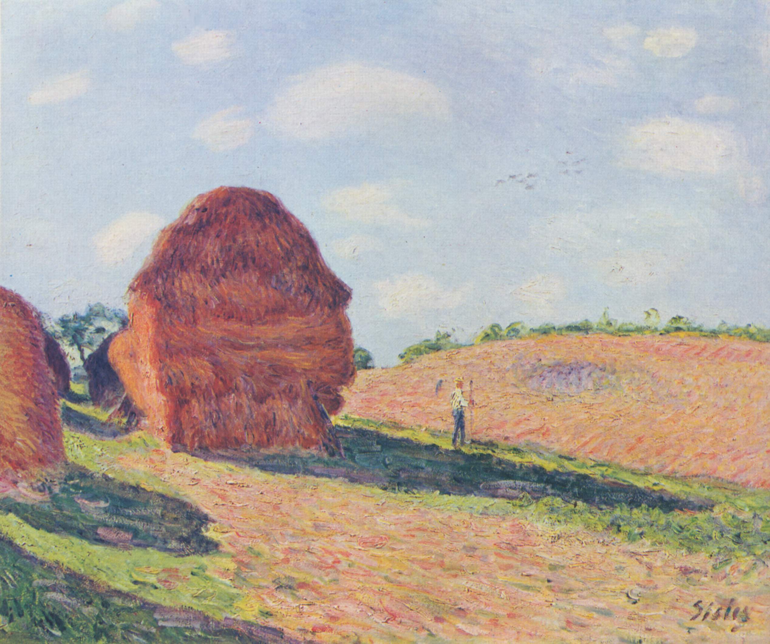 Reproduction du tableau « Q124834067 - Alfred Sisley » par Alpha Reproduction en peinture à l’huile