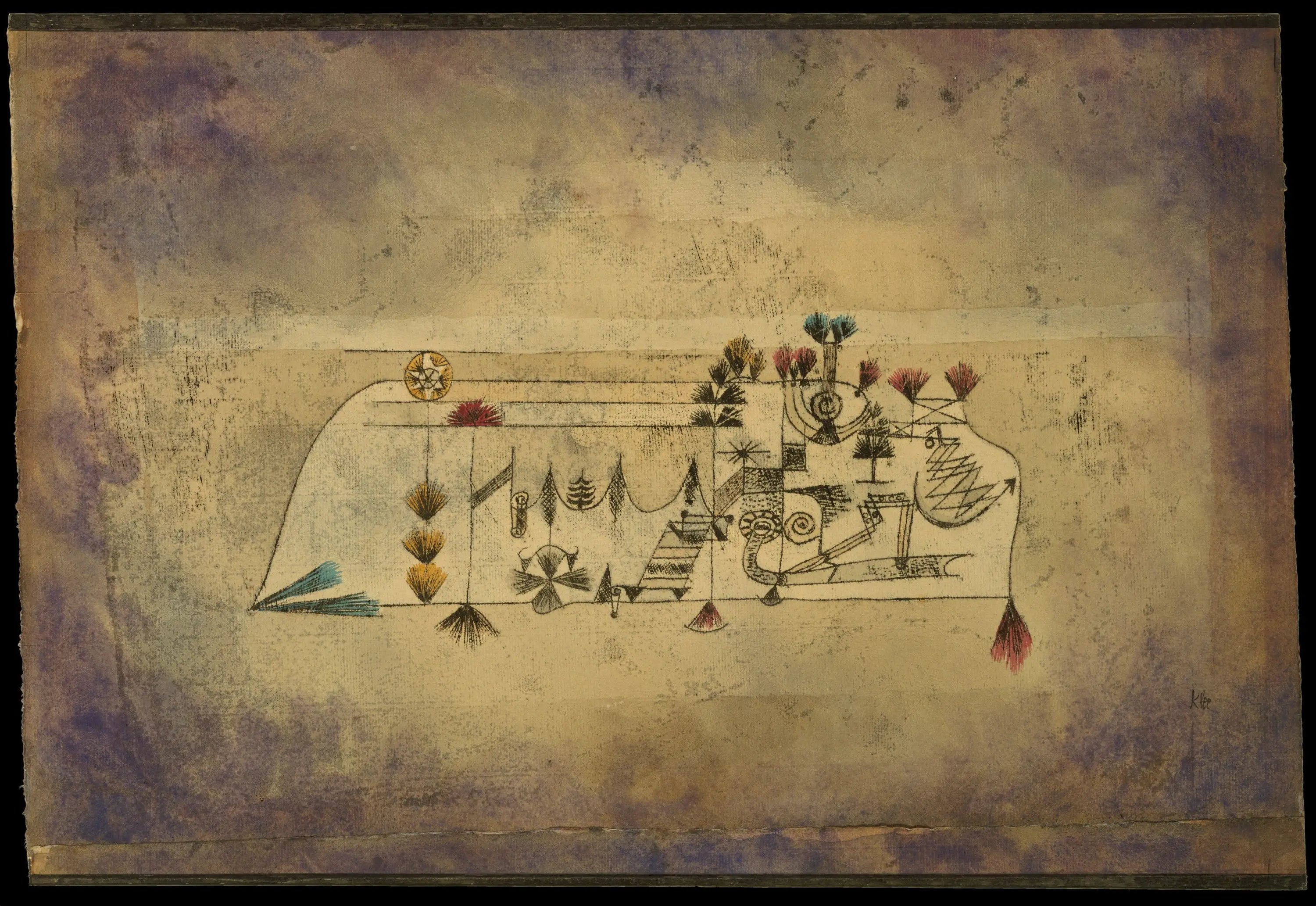 Tableau des Âmes de Toussaint - Paul Klee - Alpha Reproduction