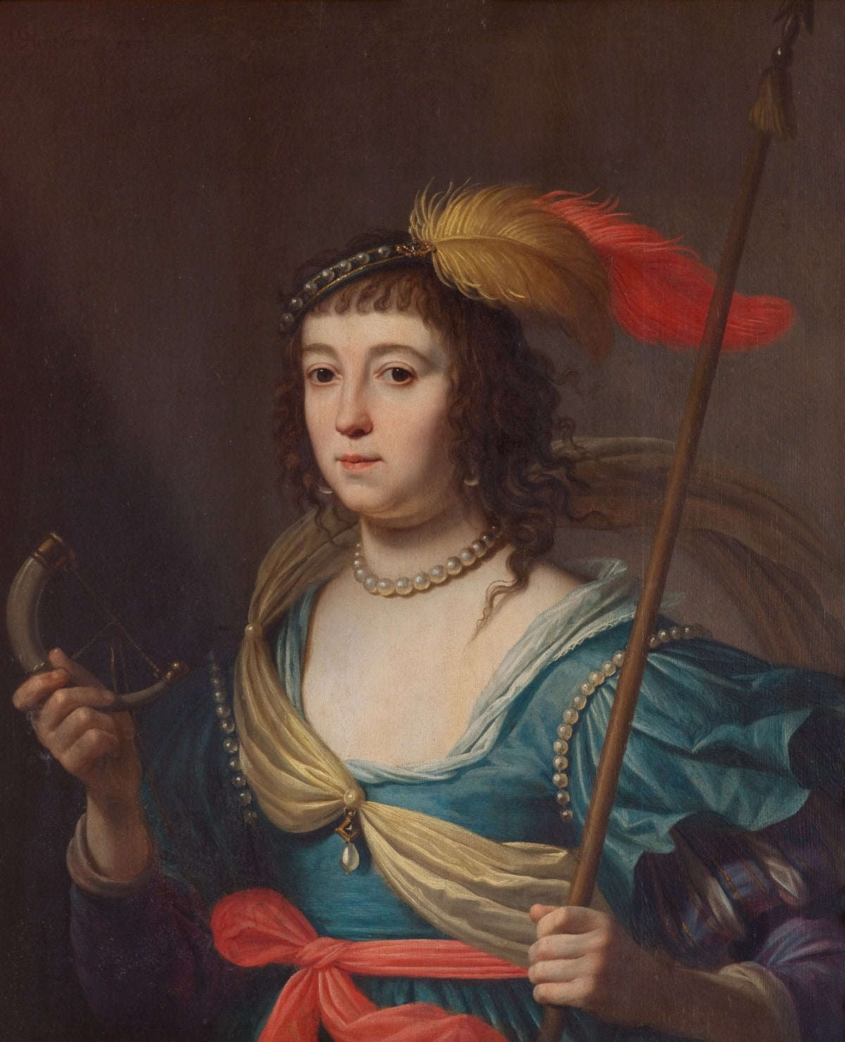Amalia von Solms dans le rôle de Diana - Gerrit van Honthorst - Alpha Reproduction