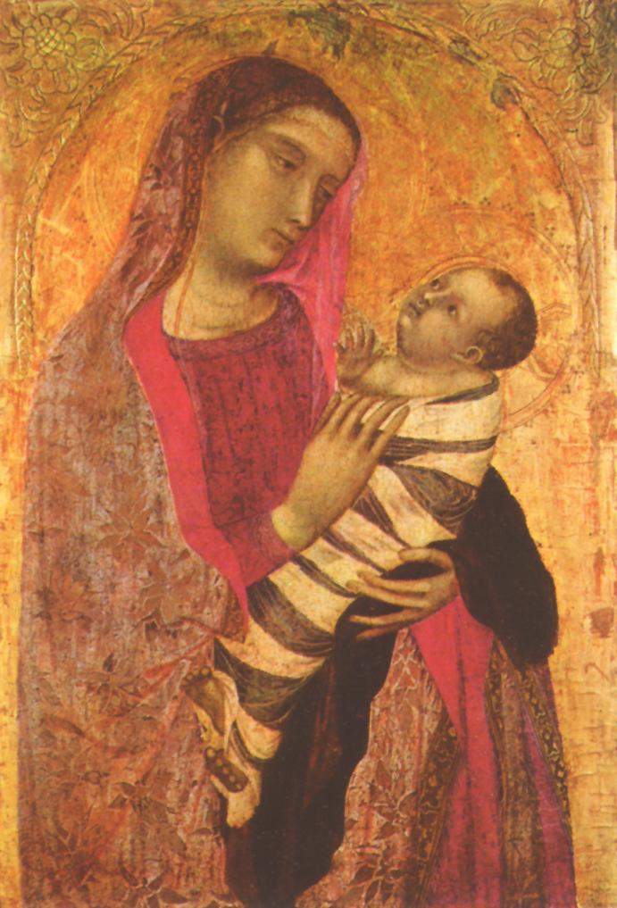 Vierge à l'Enfant - Ambrogio Lorenzetti