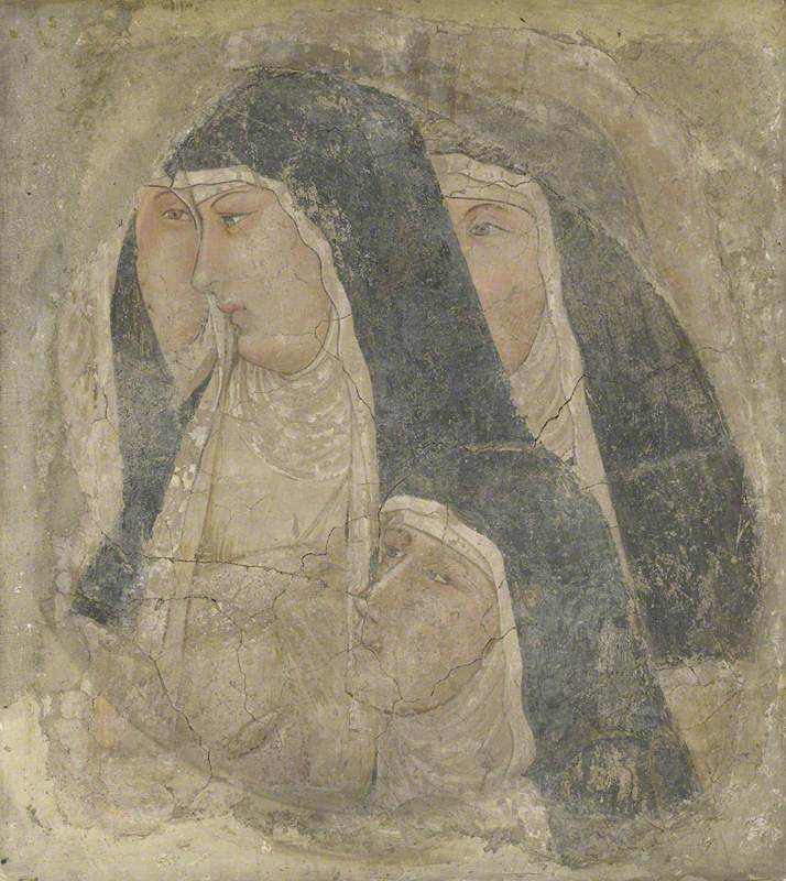Un groupe de Clarisses - Ambrogio Lorenzetti