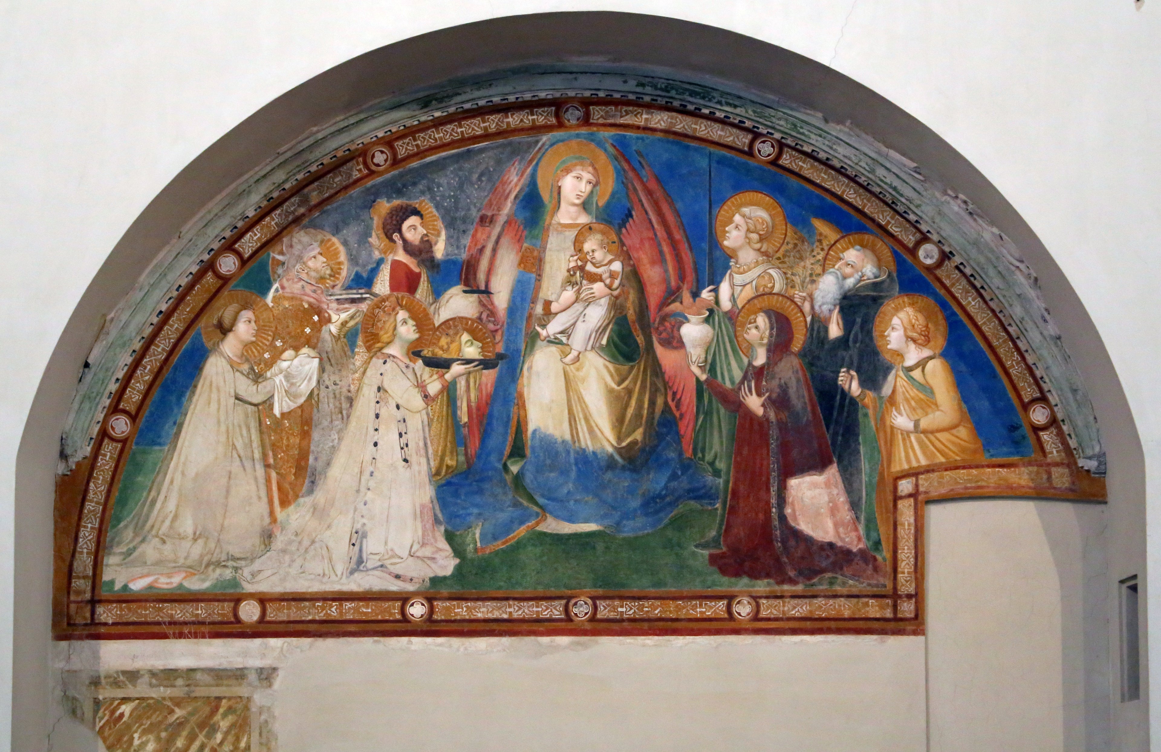 Maestà de Sant'Agostino - Ambrogio Lorenzetti