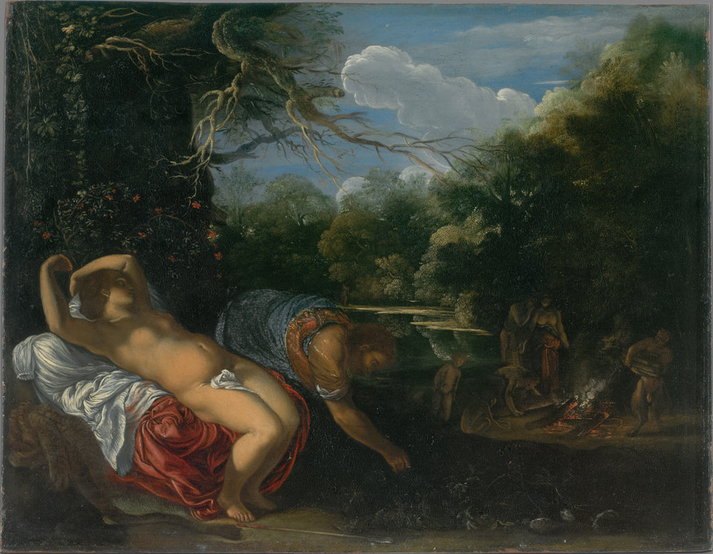 Coronis et Apollon - Adam Elsheimer